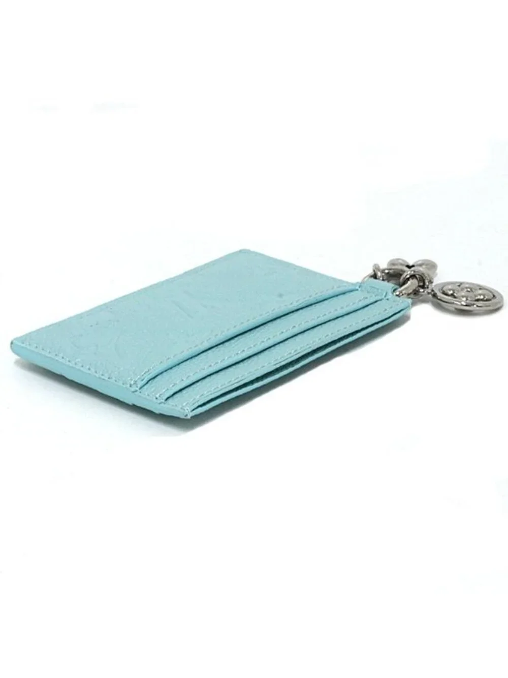 Louis Vuitton Card Holder LV Charm Case Light Blue